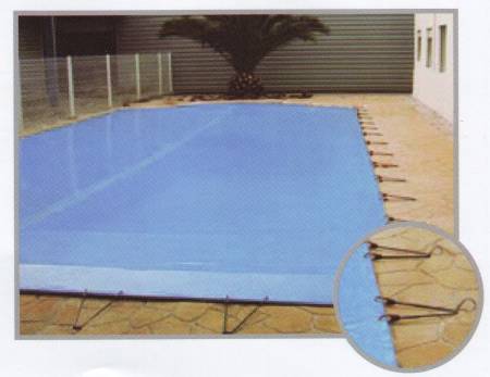 Bâche d'hiver & sécurité piscine bois OBLONG 390x620 de Gardipool